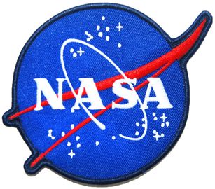 Cosa en insignia tejida aduana de la NASA del bordado de la frontera de Merrow de las insignias