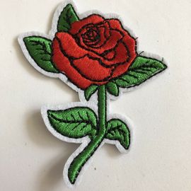 La aduana de la mariposa de la flor de Rose tejida Badges los remiendos para la ropa de la ropa