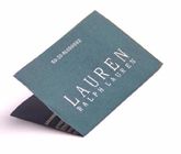 High Density Clothing Woven Labels For Apparel Damask Cotton Customized