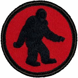 China La aduana de la patrulla de Bigfoot tejida Badges remiendos bordados redondos del remiendo fábrica