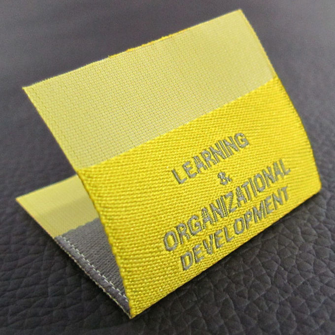 La ropa tejida logotipo de encargo del arte etiqueta etiquetas de costura tejidas personalizadas