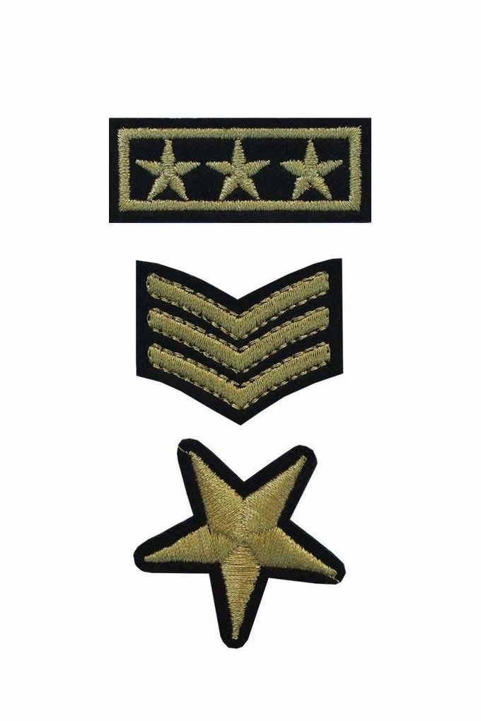 El paño bordado ropa de los uniformes Badges remiendos de hombro de encargo del brazal