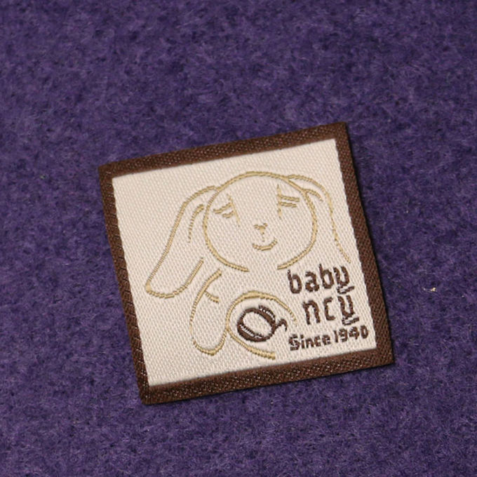 El algodón tejido los niños de las etiquetas de la ropa cose en etiquetas de la etiqueta de la tela de la ropa