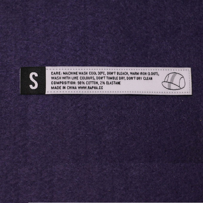 La etiqueta tejida ropa de la marca/el cuello tejido etiqueta la costura en la ropa